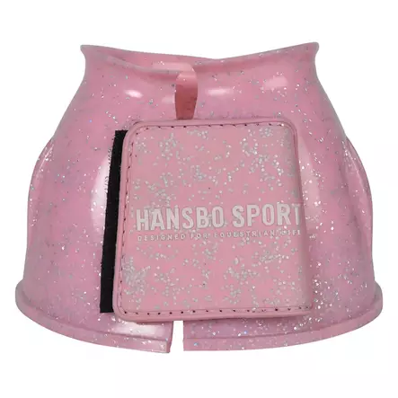 Kumiputsit Glitter pinkki tarrakiinnityksellä Hansbo Sport HS - Putsit, skalpparit ja kaviosuojat - 060009 - 2
