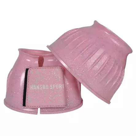 Kumiputsit Glitter pinkki tarrakiinnityksellä Hansbo Sport HS - Putsit, skalpparit ja kaviosuojat - 060009 - 1