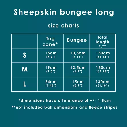 Lampaankarvalelu pitkällä joustoliinalla ja vingulla värimix Zayma - Motivointipatukat, -pallot, purutyynyt - 055759 - 2