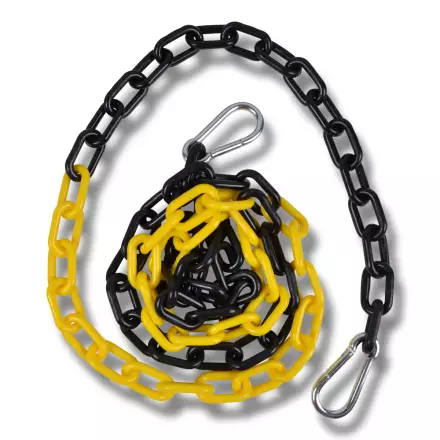 Muoviketju 2m kelta-musta Hansbo Sport - Riimunaruketjut, -lukot ja riimunosat - 029189 - 1