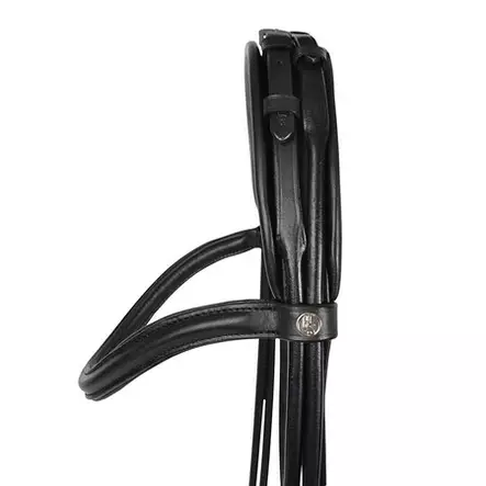 Nahkasuitset pyöristetty mustat Hansbo Sport - Ratsuhevosen suitset ja turpahihnat - 037969 - 2