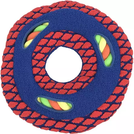 Pehmofrisbee Sport Disc M 19cm sini-punainen Sneakerz KONG - Koiran pallot ja heittolelut - 052369 - 1