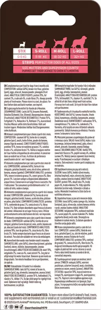 Purutikku No Hide STIX 11cm 10kpl Salmon Earth Animal - Koirien puruluut - 056319 - 2