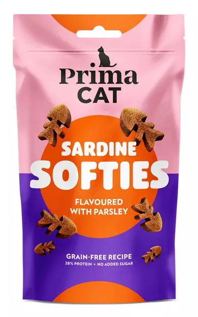 Sardiini ja persilja 50g Softies PrimaCat - Kissan herkut ja makupalat - 059029 - 1