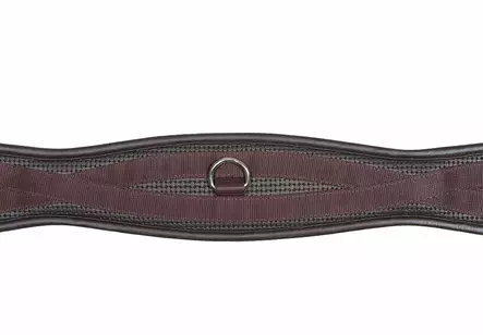 Satulavyö Pro Gel PVC anatominen ruskea HKM-sports - Ratsun satulavyöt - 055169 - 2