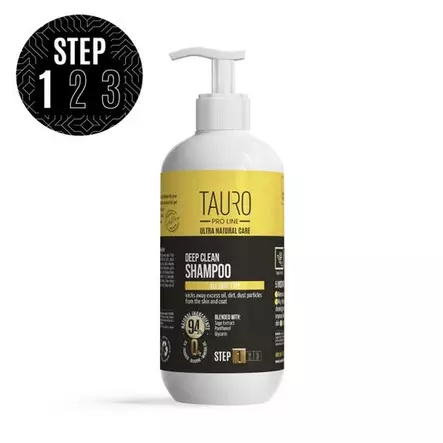 Shampoo Deep Clean all coat type Ultra Natural Care Tauro Pro Line - Koiran shampoot - 059149 - 1