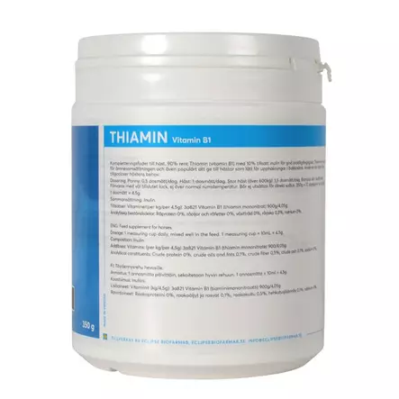 Thiamin - Tiamiini B1-vitamiini Eclipse Biofarmab - Hevosen kivennäiset ja vitamiinit - 054949 - 2