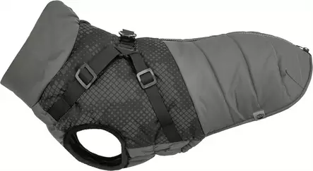 Toppamantteli Pontis valjailla heijastava harmaa Trixie - Koiran manttelit - 054299 - 1