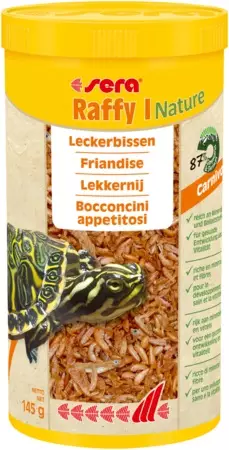 Vesikilpikonnille Raffy I 1000ml Sera - Kilpikonnien ruokinta ja lisäravinteet - 003989 - 2