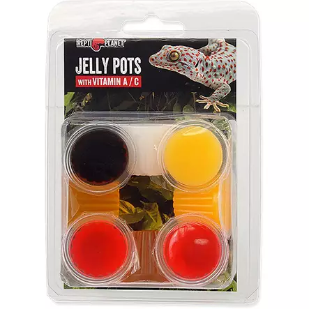 Vitamiinihyytelö Jelly Pots 8x16g MIX - Matelijoiden ruokinta ja lisäravinteet - 023719 - 1