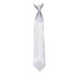 Kravatti Clip-On valkoinen Trevira Pique - Ratsastajan asusteet - 024249 - 2