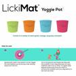 LickiMat Yoggie Pot aktivointikuppi - Koiran aktivointilelut - 038579 - 5