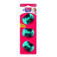 Pallot M 6cm 3kpl Action Ball Squeezz Kong - Koiran pallot ja heittolelut - 009879 - 2