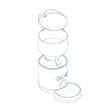 Ruokinta-automaatti Pixi Smart Feeder Catit - Kissan ruokinta- ja vesiautomaatit - 037599 - 8