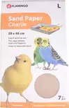 Hiekkapaperi Charlie L 7kpl 28x46cm - Lemmikkilintujen häkkitarvikkeet - 056479 - 1