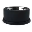 Emaloitu kuppi Double Wall 1650ml musta OZami - Koiran metallikupit ja telineet - 056189 - 1