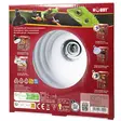 Heijastava valaisin 21cm E27 musta Hobby - Terraarion tarvikkeet ja kuivikkeet - 060029 - 3