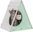 Huopaluola Lucy 46x50x38cm beige-vihreä Trixie - Kissan pesä-, iglu- ja riippupedit - 057109 - 1