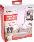 Juomapullo Diza häkkikiinnityksellä 480ml harmaa Flamingo - Koiran ruokinta- ja vesiautomaatit - 055489 - 4