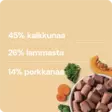 Kalkkuna - lammas - kasvis täysravinto pakaste Nutriment by RAUH! - Pakaste täys- ja täydennysravinnot - 048139 - 3