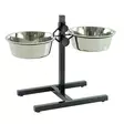 Kuppiteline Twin Feeder XL Duvo+ - Koiran metallikupit ja telineet - 043449 - 2