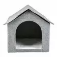 Pesämökki Gilly 43,5x38,5x41cm harmaa Duvo+ - Kissan pesä-, iglu- ja riippupedit - 054899 - 3