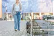 PVC liina Easy Life S/M leveys 13mm sininen Trixie - Jälki-, koulutusliinat, kapulat - 057939 - 2