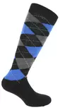 Sukat Argyle musta/sininen Equitheme - Ratsastajan asusteet - 051669 - 1