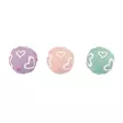 Vinkulelu Heart Ball 7cm värimix Best Friend - Koiran vinyyli-, latex- ja valolelut - 052259 - 1