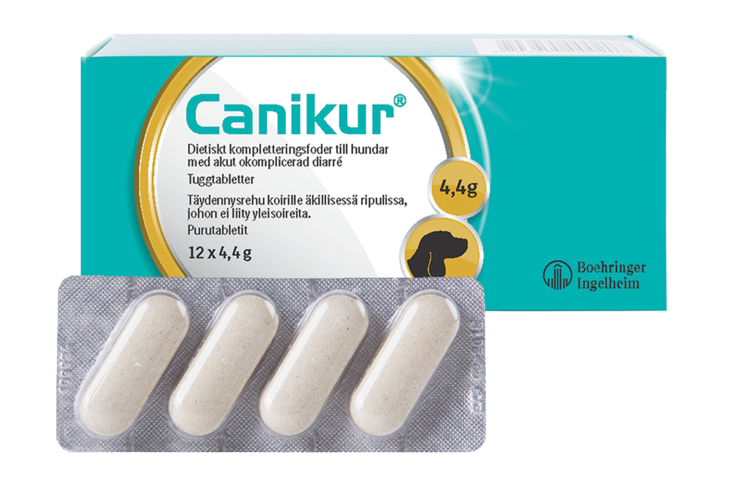 Canikur Pro 12x4,4g tabl ripulin hoitoon - Koiran lisäravinteet - 013919 - 1