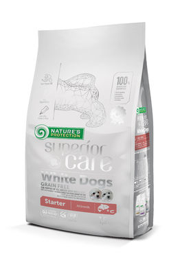 Care White Dogs Starter 1,5kg NPS - Kuivaruoat pennuille ja kasvatukseen - 026699 - 1