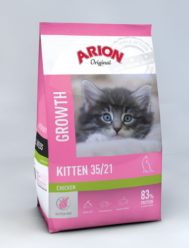 Kitten 2kg Arion Original cat - Kissan kuivaruoat pennut ja kasvatus - 002529 - 1