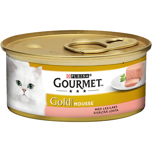 Gold Lohi Mousse 85g Gourmet - Aikuisten kissojen säilykkeet - 001549 - 1