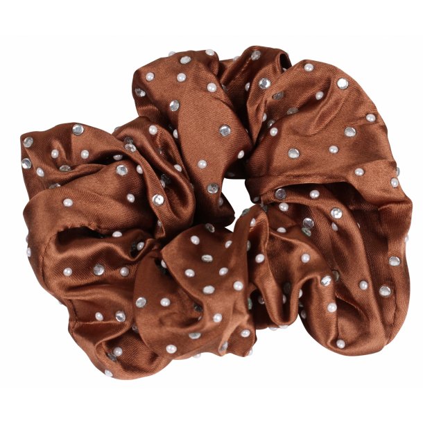 Hiusdonitsi strassit/helmet ruskea SD - Ratsastajan asusteet - 025329 - 1