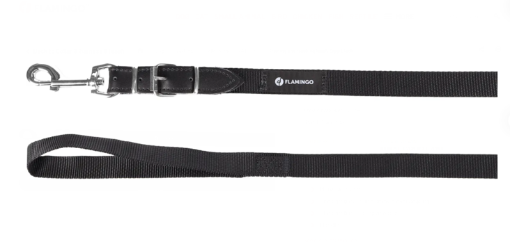 Jälkiliina Ziggi nylon musta 10mx2cm Flamingo - Jälki-, koulutusliinat, kapulat - 032509 - 1