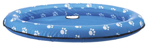 Kellunta-allas koiralle sininen+tassut eri kokoja Trixie - Koiran viilentävät tuotteet - 024469 - 1