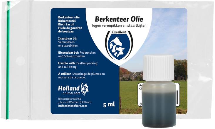 Koivutervaöljy 5ml Holland Animal Care - Kotieläinten haavahoito ja ensiapu - 024449 - 1