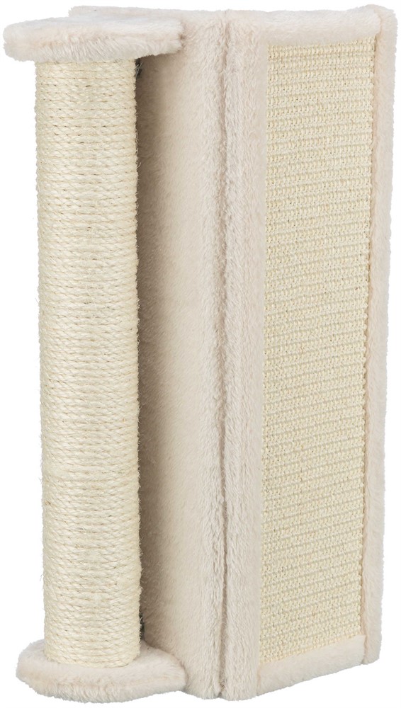 Kulmaraapimalauta tolpalla beige 15x50x15cm Trixie - Kissan raapimalaudat ja -tolpat - 035899 - 1
