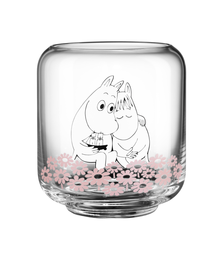 Lasikulho tai kynttilälyhty Muumi Yhdessä 8,5x10cm Muurla - Koti ja sisustus - 037709 - 1