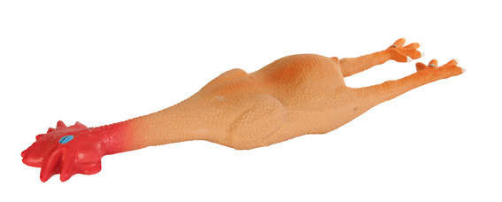 Latex Kana 47cm vingulla Trixie - Koiran vinyyli-, latex- ja valolelut - 020909 - 1