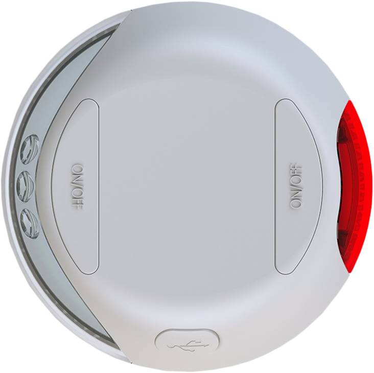 Ledvalo USB 7cm harmaa Lighting System Flexi - Koiran heijastimet ja turvavalot - 036379 - 1