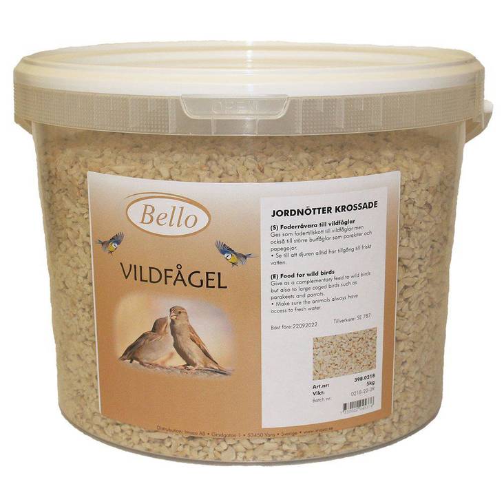 Maapähkinä murskattu 5kg Bello - Villieläinten ja -lintujen ruokinta - 031559 - 1