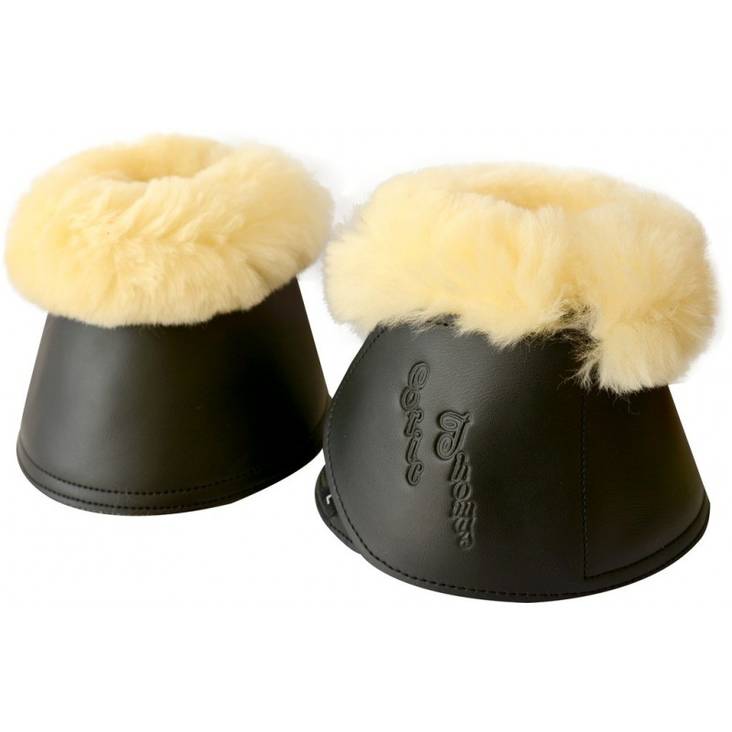 "Mouton Veritable" synteettiset putsit aidolla lampaankarvalla mustat Eric Thomas - Putsit, skalpparit ja kaviosuojat - 025909 - 1