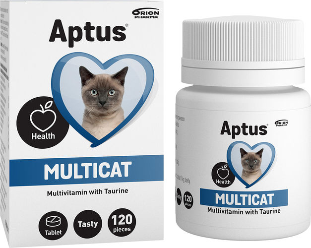 Multicat 120tbl monivitamiini Aptus - Kissan vitamiinit ja lisäravinteet - 008019 - 1