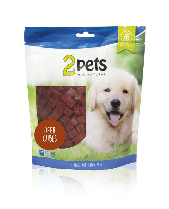 Namipalakuutiot peuraa 400g 2Pets - Koiran herkut ja makupalat - 030859 - 1
