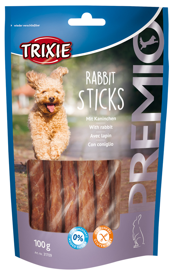 Namitikku Rabbit Sticks 100g Trixie - Koiran herkut ja makupalat - 018509 - 1