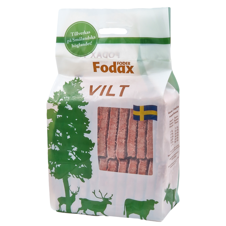Nauta poro peura hirvi 10kg Fodax Vilt - Pakaste täys- ja täydennysravinnot - 036299 - 1