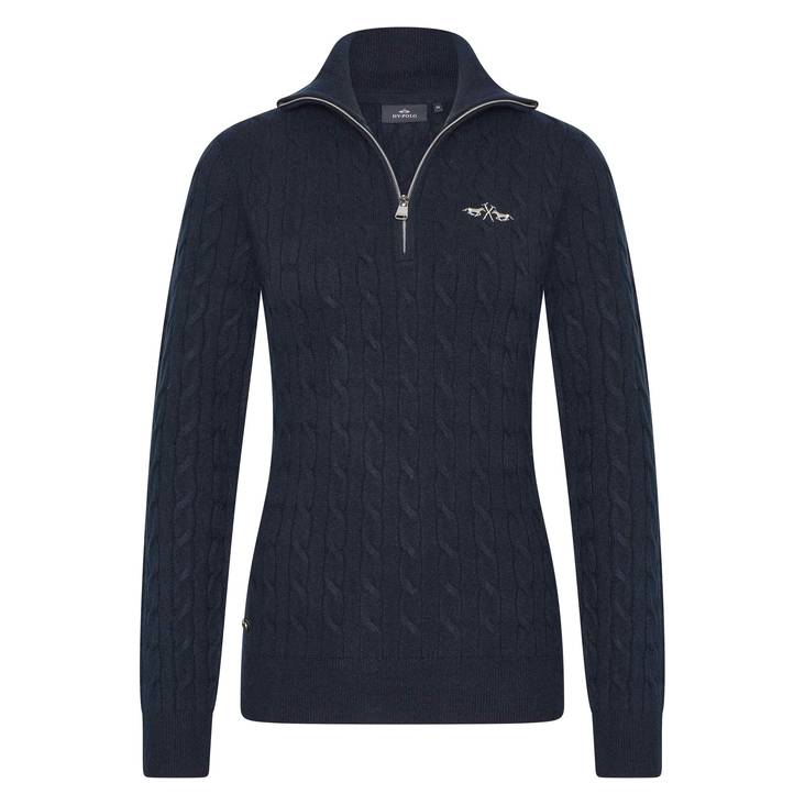 Neulepusero Luna navy HV Polo - Ratsastuspaidat ja -hupparit - 031659 - 1