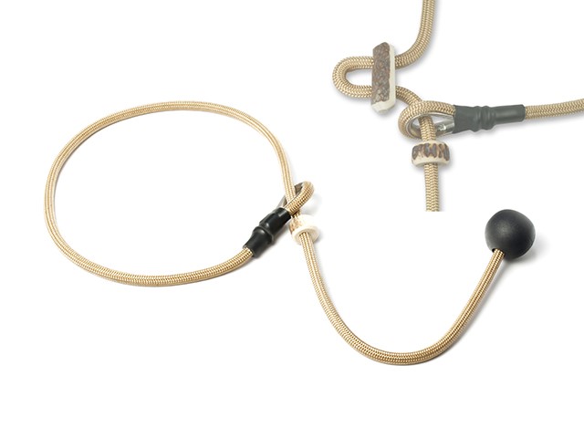 Noutajatalutin lyhyt 6mmx70cm beige Mystique - Koiran nylontaluttimet - 038699 - 1