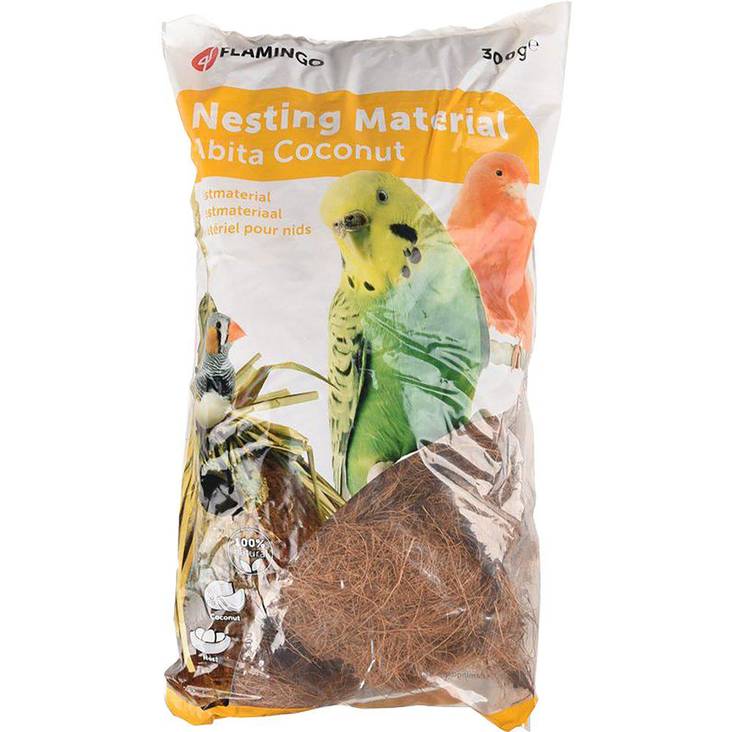 Pesänrakennusaine Abita Coconut 300g - Lemmikkilintujen häkkitarvikkeet - 031309 - 1